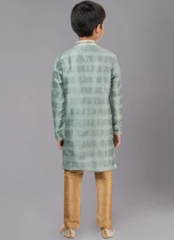 Mint Green Cotton Printed Kurta Pyjama Festive Wear -C Bazaar Shop mint green cotton printed kurta pyjama kdbkvs810 b