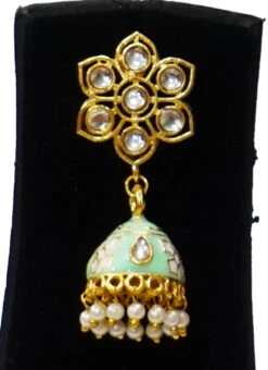 Mint Green Necklace Set Party Wear