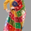 Multicolor Chanderi Cotton Gota Patti Work Dupatta Festive Wear