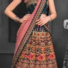 Multicolor Digital Printed A Line Lehenga Party Wear