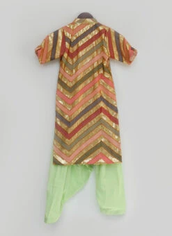 Multicolor Georgette Sequins Embroidered Kurta Pyjama -C Bazaar Shop multicolor georgette sequins embroidered kurta pyjama kdbdfk2336 b