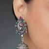 Multicolor Jhumka Earrings Festive Wear