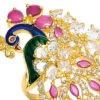 Multicolor Peacock Designer Ring Party Wear