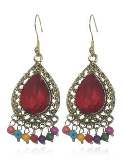 Multicolored Dangler Earrings Festive Wear -C Bazaar Shop multicolored dangler earrings ermvn10478 b