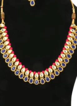 Multicolored Necklace Set Party Wear