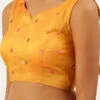 Mustard Cotton Silk Brocade Blouse Party Wear