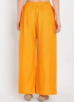 Mustard Rayon Palazzo Pant Work Wear 7 Mustard Rayon Palazzo Pant Work Wear -C Bazaar Shop mustard rayon palazzo suit wbdmf641 b
