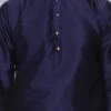 Navy Blue Art Silk Kurta