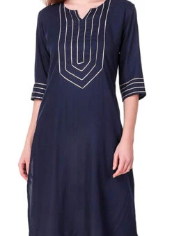 Navy Blue Printed Kutra Palazzo Set After Six Wear -C Bazaar Shop navy blue embroidered indo western suit iwsudmf177 l