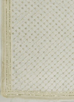 Off White Net Dupatta Party Wear