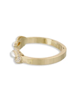 One Stop Fashion Stone Gold Bracelet Party Wear