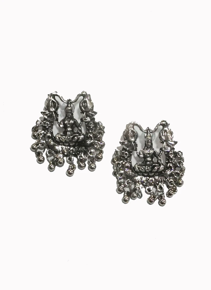 Oxidised Temple Necklace Set Party Wear 1 Oxidised Temple Necklace Set Party Wear