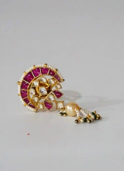 Pachi Pink Brass Ring Party Wear -C Bazaar Shop pachi pink brass ring hjrddrj11439h b