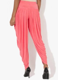 Peach Rayon Dhoti Pant Work Wear -C Bazaar Shop peach rayon dhoti pant wbdmf1112bp b