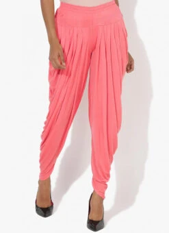 Peach Rayon Dhoti Pant Work Wear -C Bazaar Shop peach rayon dhoti pant wbdmf1112bp u