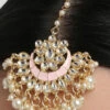 Pink Alloy Mangtikka Party Wear