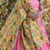 Pink Blended Cotton Printed Umbrella Lehenga Festive Wear
