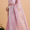 Pink Colour Jimmy Choo Handwork Saree Party Wear