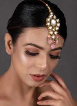 Pink Designer Mangtikka Party Wear -C Bazaar Shop pink designer mangtikka hejdfemmt016 b