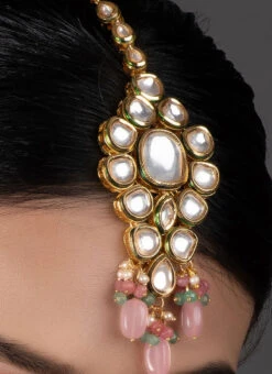 Pink Designer Mangtikka Party Wear