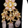 Pink Kundan Necklace Set Party Wear
