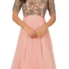 Pink Organza Embroidered Anarkali Suit Party Wear