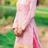Pink Pure Cotton Hand Block Printed Kurta Salwar Set After Six Wear