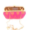 Pink Silk Designer Clutch