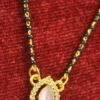Pink Stone Work Mangalsutra Party Wear