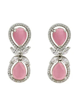 Pink Stones Alloy Choker Party Wear 5 Pink Stones Alloy Choker Party Wear -C Bazaar Shop pink stones alloy choker jyskjmeee840 b