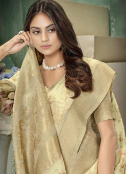 Pista Green Cotton Silk Printed Work Saree Festive Wear -C Bazaar Shop pista green cotton silk printed work saree samknsk2202 b