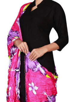 Purple Cotton Semi Patiala Pant After Six Wear