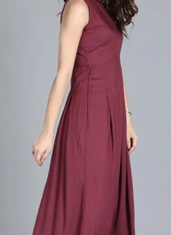 Purple Halter Neck Gown After Six Wear