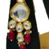 Red Alloy Kundan Necklace Wedding Wear