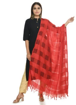 Red Cotton Dupatta Festive Wear 6 Red Cotton Dupatta Festive Wear -C Bazaar Shop red cotton dupatta dpdmfmfd014 u