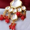 Red Designer Necklace Set Party Wear