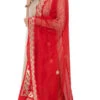 Red Organza Cotton Gota Patti Work Dupatta Festive Wear