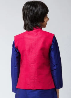 Royal Blue Art Silk Kurta Pyjama 5 Royal Blue Art Silk Kurta Pyjama -C Bazaar Shop royal blue art silk kurta pyjama kddmf492 b