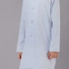 Sea Blue Cotton Silk Embroidery Kurta Pyjama Party Wear