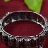 Silver Alloy Oxidised Bangles Party Wear