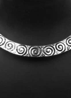 Silver Choker Necklace Party Wear