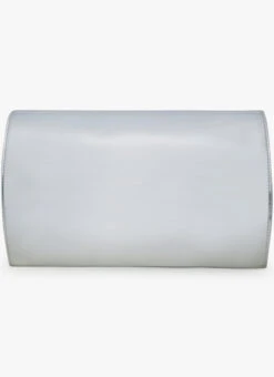 Silver Cotton Clutch -C Bazaar Shop silver cotton clutch hbdsa357b b