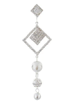 Silver Dangler Earrings Party Wear