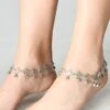 Silver Designer Anklets Festive Wear