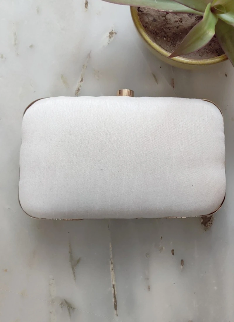 Silver Designer Clutch 3 Silver Designer Clutch - Image 3