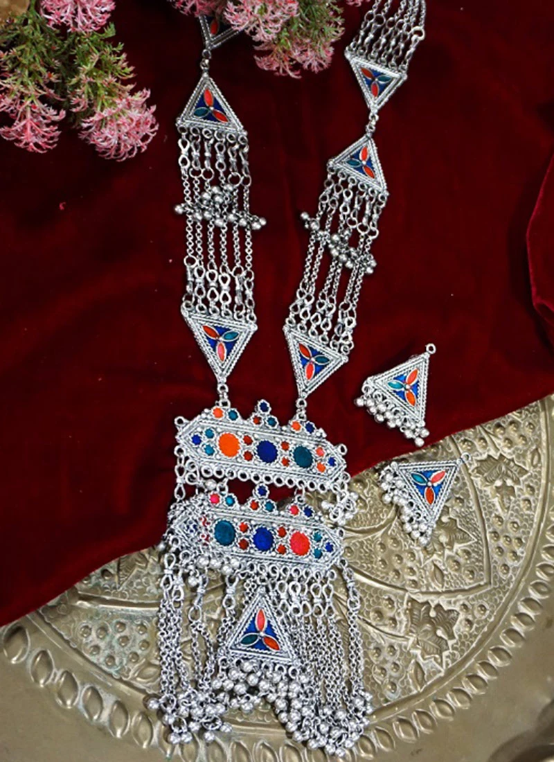 Trbial Statement Necklace Set Party Wear 2 Trbial Statement Necklace Set Party Wear - Image 2