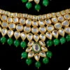 Tri Coloured Necklace Set Wedding Wear