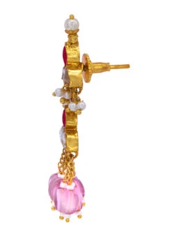 Tricolor Moti Alloy Choker Party Wear