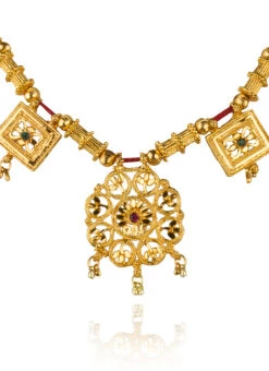 Tricolor Necklace Party Wear