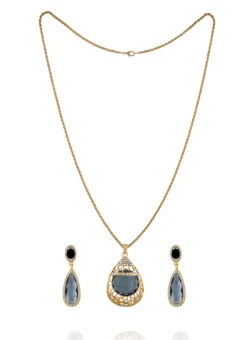 Tricolor Pendant Set Party Wear -C Bazaar Shop tricolor pendant set jypshofps36357 b